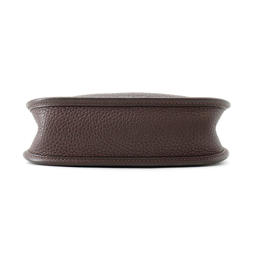Hermes Evelyne TPM Amazon Flipper Ball Bandouliere Sangle Ebene Silver Taurillon — view 3