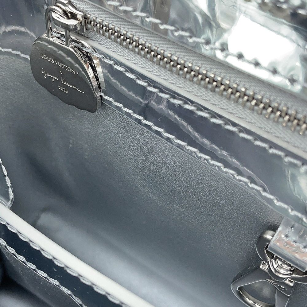 Louis Vuitton Leather LV Yk Capucines BB Metal Dot 2-Way Shoulder Bag Yayoi — view 9