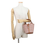 Hermes Handbag Picotin Lock PM Couverture Gold Ecru Faux Rose Pop Silver Toile — view 4