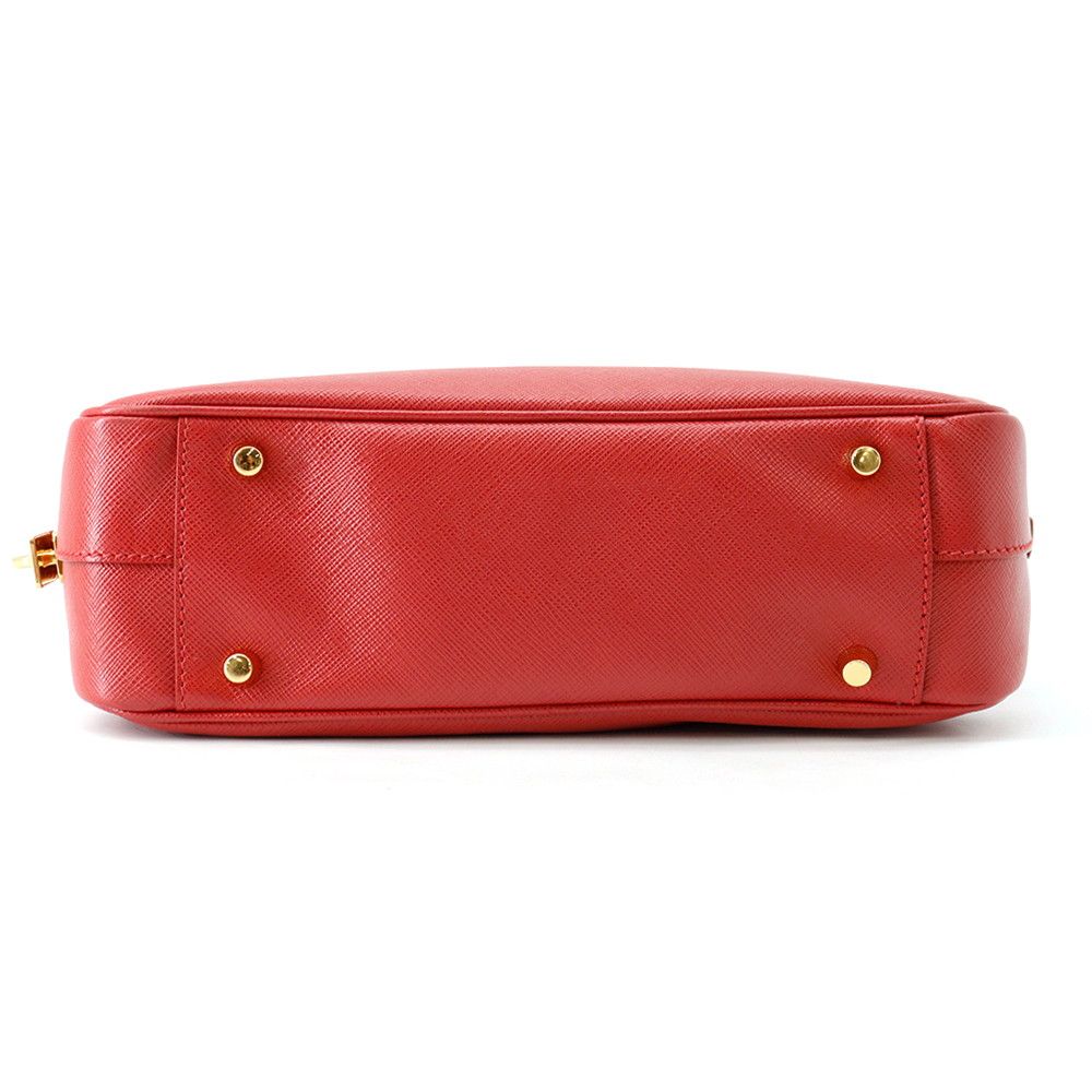 Prada Handbag Triangle Logo Leather — view 3