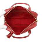 Prada Handbag Triangle Logo Leather — view 5