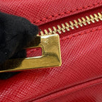 Prada Handbag Triangle Logo Leather — view 9