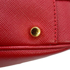 Prada Handbag Triangle Logo Leather — view 8