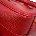 Prada Handbag Triangle Logo Leather — view 6