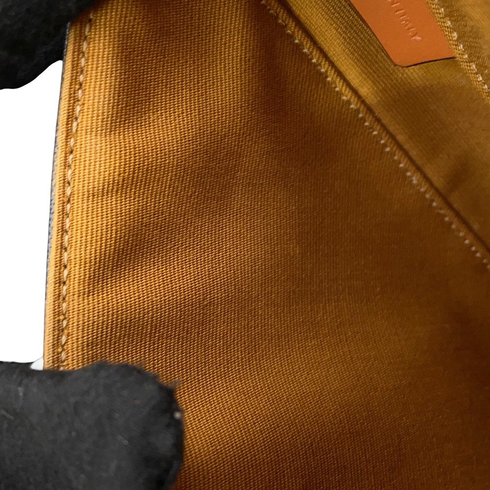 Celine Shoulder Bag Triomphe Triangle Leather Brown — view 9
