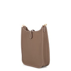 Hermes Shoulder Bag Evelyne TPM 111 cm Etoupe Gold Taurillon Clemence — view 2