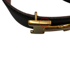 Hermes Leather Belt Constance Gold Buckle Black 65 — view 7
