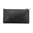 Dior Card Case Zip Holder Logo Perforated Smooth Calf Coin Purse Wallet Mini — view 2