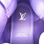 Louis Vuitton Sneakers LV Trainer 2 Line Marine Logo High Cut Shoes Bash Purple — view 4