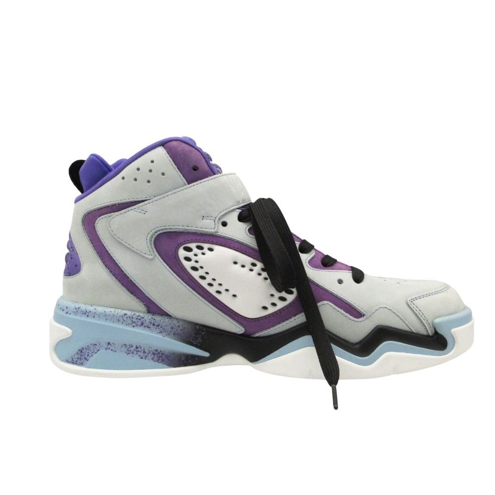 Louis Vuitton Sneakers LV Trainer 2 Line Marine Logo High Cut Shoes Bash Purple — view 2