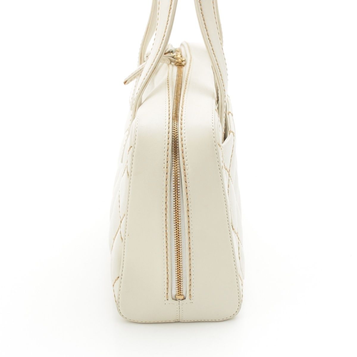 Chanel Wild Stitch Handbag Inner Pouch White — view 3