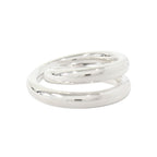 Hermes Polished Vertige Ring 54 Silver — view 2