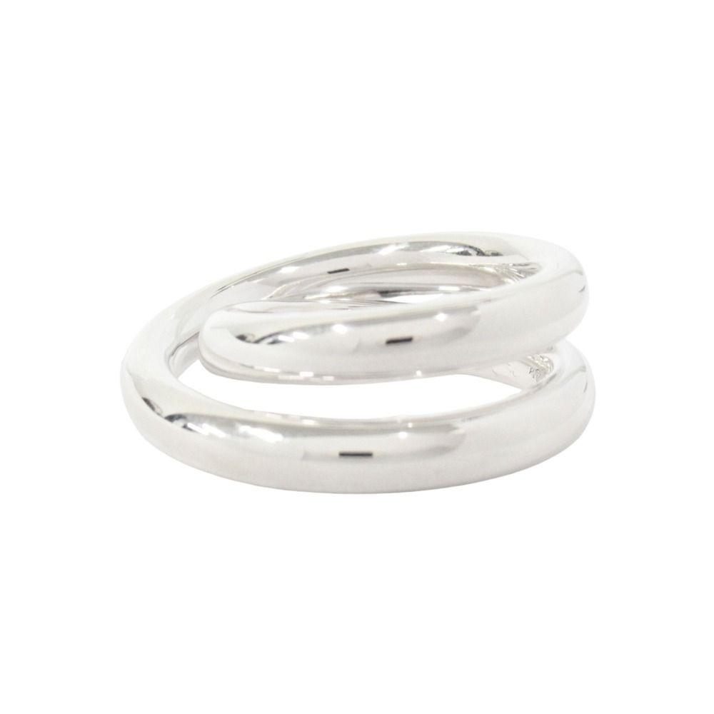 Hermes Polished Vertige Ring 54 Silver — view 2