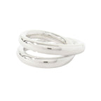 Hermes Polished Vertige Ring 54 Silver — view 3