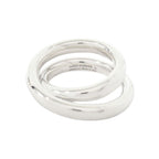 Hermes Polished Vertige Ring 54 Silver — view 4