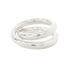 Hermes Polished Vertige Ring 54 Silver