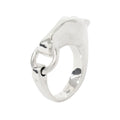 Hermes Polished Galop PM Ring 55 Silver