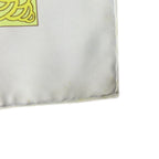 Hermes les Legendes de L'arbre Wood Legend Carre 90 Large Scarf Silk 100% Blue — view 6