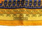 Hermes Golden Sprig Brins D'or Gavroche Carre 45 Petit Cashmere Silk Scarf — view 3