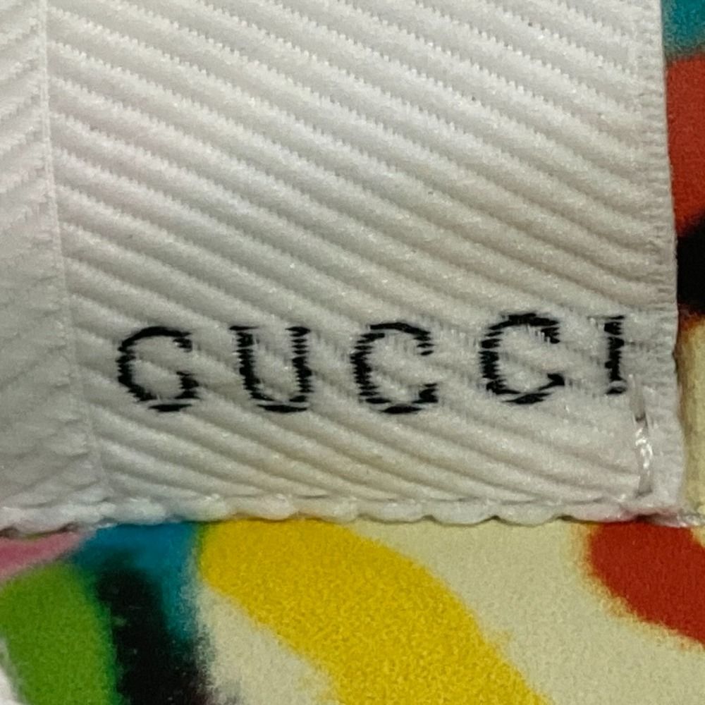 Gucci Interlocking Graffiti Print Rabbit Platform Sneakers 37 Ivory — view 7