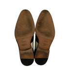 Gucci Bicolor Wingtip Leather Shoes 39.5 Brown White — view 4