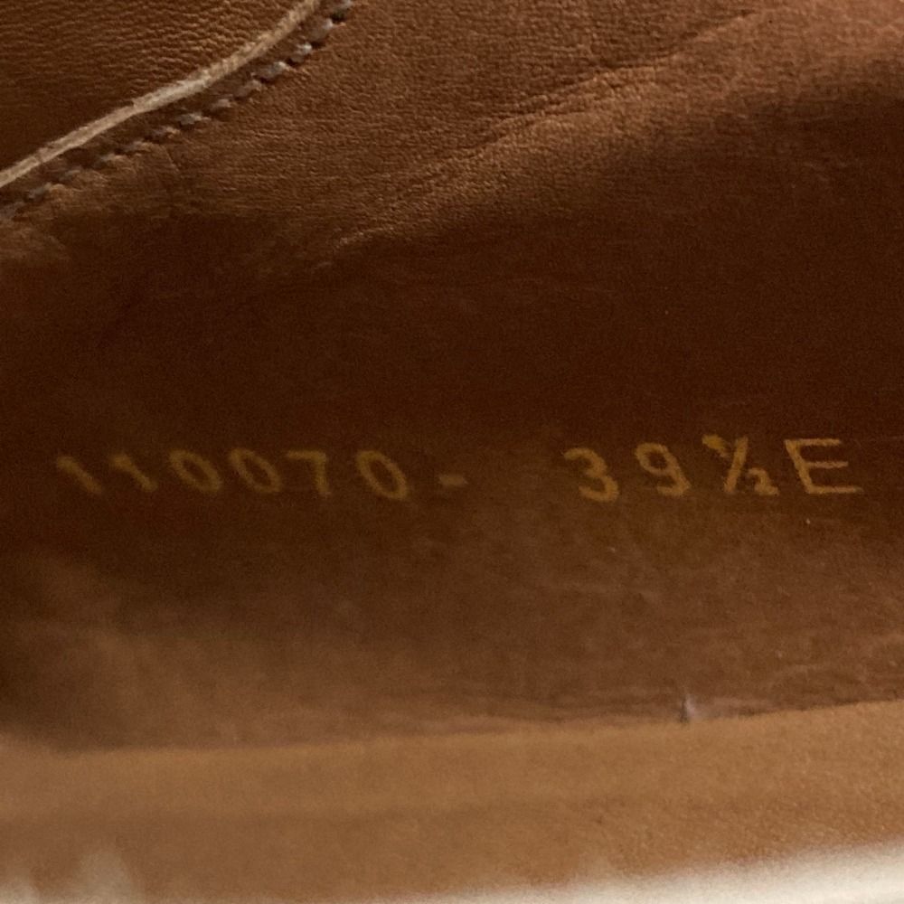 Gucci Bicolor Wingtip Leather Shoes 39.5 Brown White — view 8