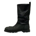 Louis Vuitton Lining Damier Graphite All Leather Boots 8.5 Black — view 2