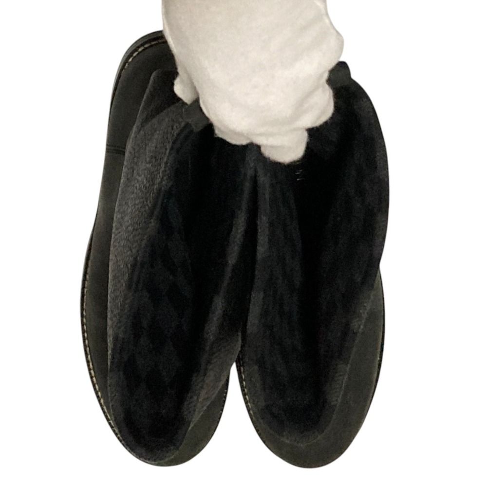Louis Vuitton Lining Damier Graphite All Leather Boots 8.5 Black — view 5