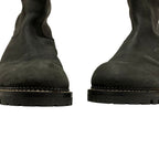 Louis Vuitton Lining Damier Graphite All Leather Boots 8.5 Black — view 6