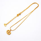 Dior Necklace CD Logo Gold Plated — view 3