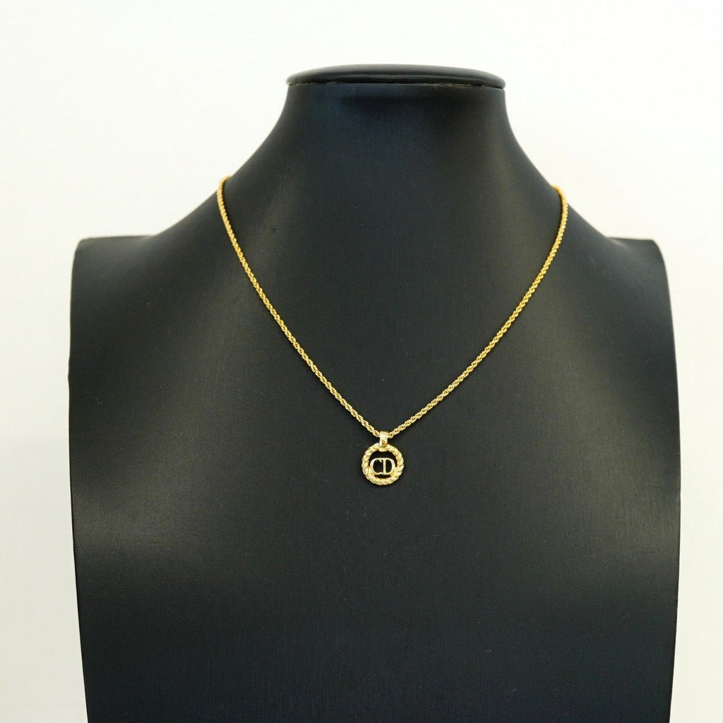 Dior Necklace CD Logo Gold Plated — view 5