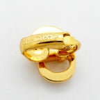 Dior Earrings CD Logo Gold Plated — view 4