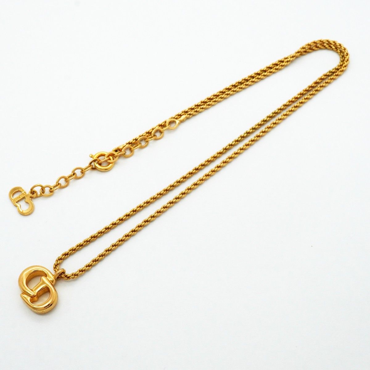 Dior Necklace CD Logo Gold Plated — view 3