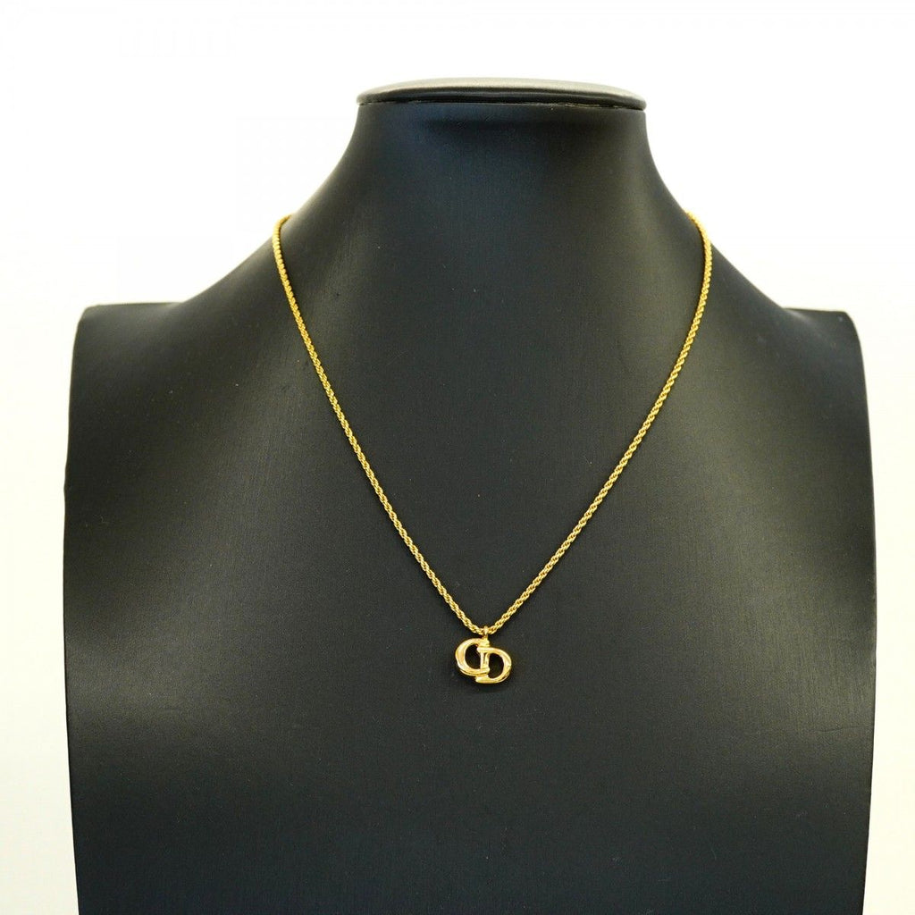 Dior Necklace CD Logo Gold Plated — view 5