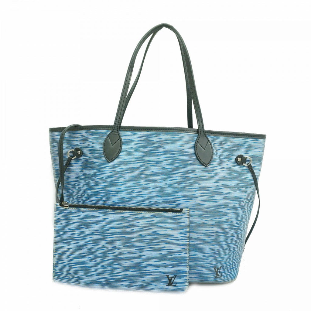 Louis Vuitton Tote Epi Denim Neverfull MM Blue