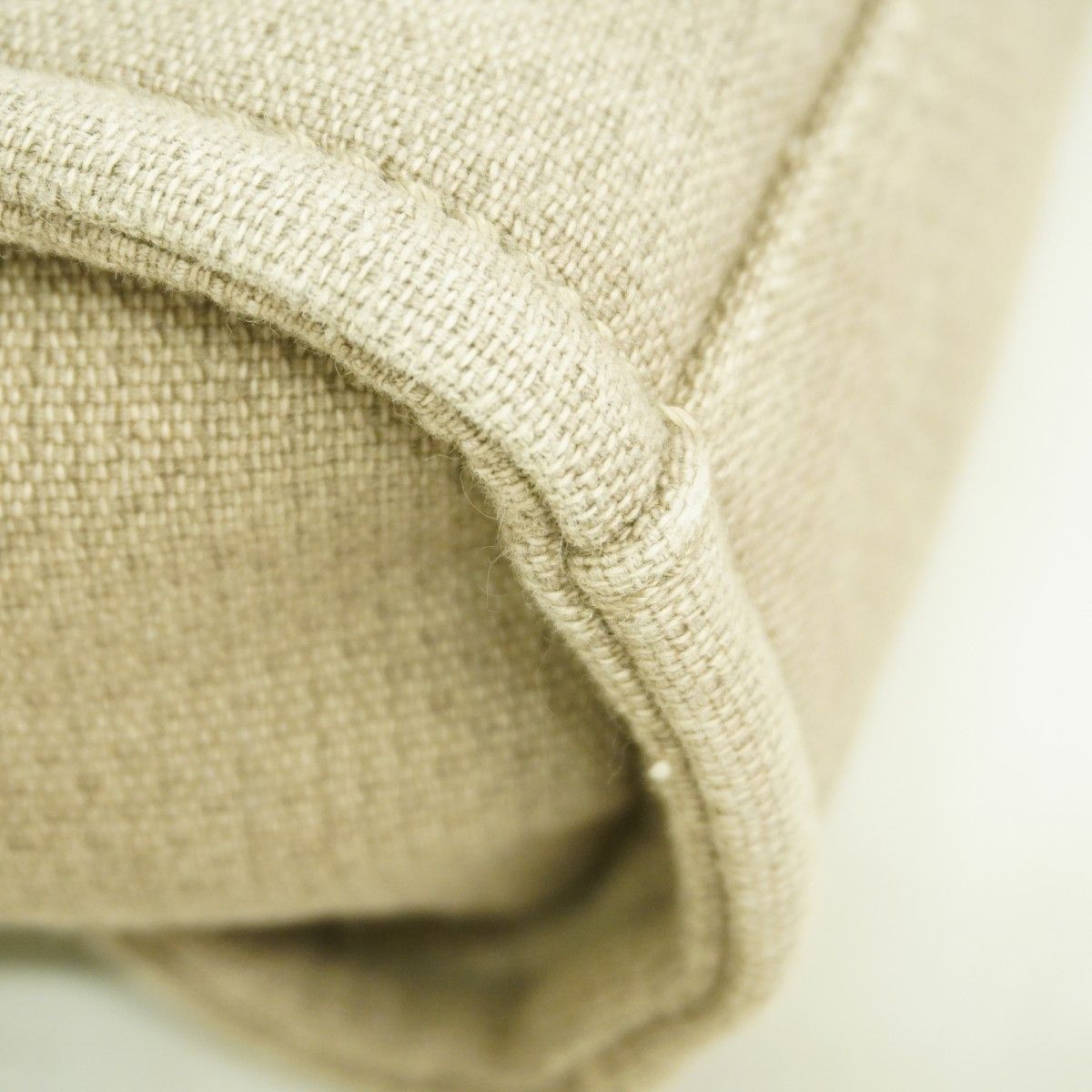 Chanel Chain Tote Deauville Canvas Brown Silver — view 6