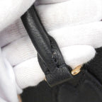 Louis Vuitton Tote Monogram Empreinte Bicolor On The Go MM Black Beige 2-Way — view 7
