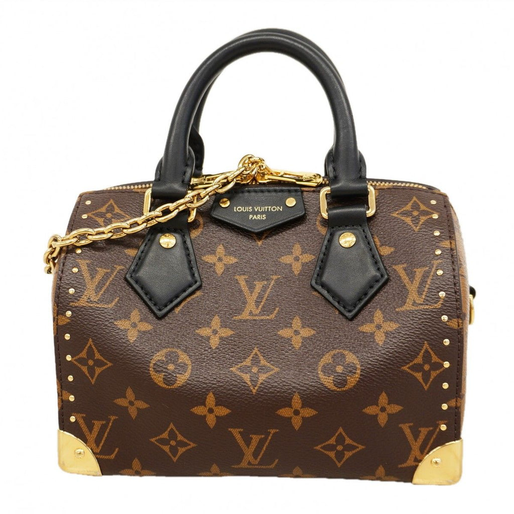 Louis Vuitton Handbag Monogram Reverse Speedy Trunk 20 Brown