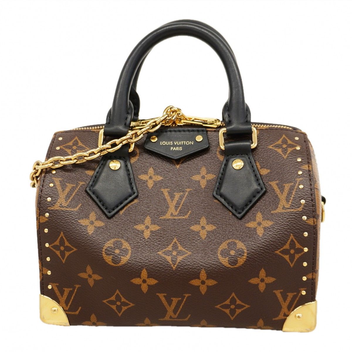 Louis Vuitton Handbag Monogram Reverse Speedy Trunk 20 Brown