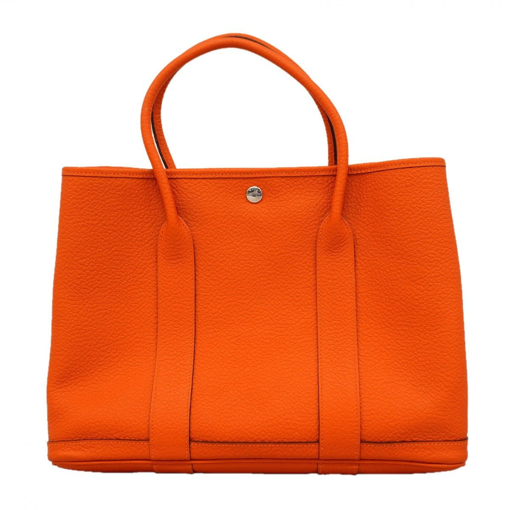 Hermes Tote Garden Party PM Country Capucines Silver