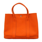 Hermes Tote Garden Party PM Country Capucines Silver