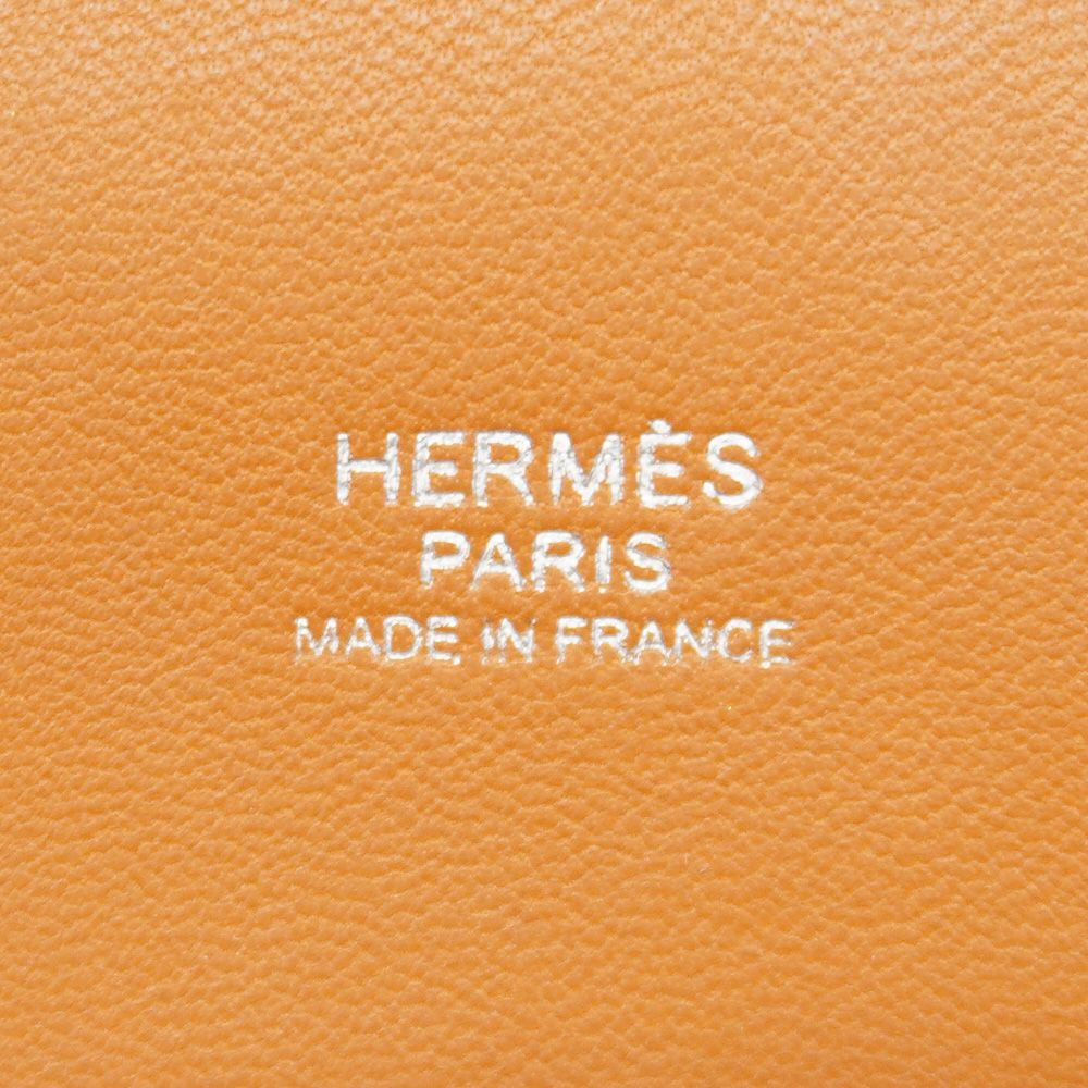 Hermes Handbag Bolide 31 Taurillon Clemence Gold Silver 2-Way — view 5