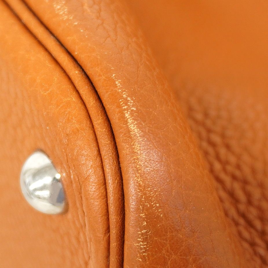 Hermes Handbag Bolide 31 Taurillon Clemence Gold Silver 2-Way — view 6