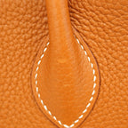 Hermes Handbag Bolide 31 Taurillon Clemence Gold Silver 2-Way — view 9