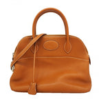 Hermes Handbag Bolide 31 Taurillon Clemence Gold Silver 2-Way