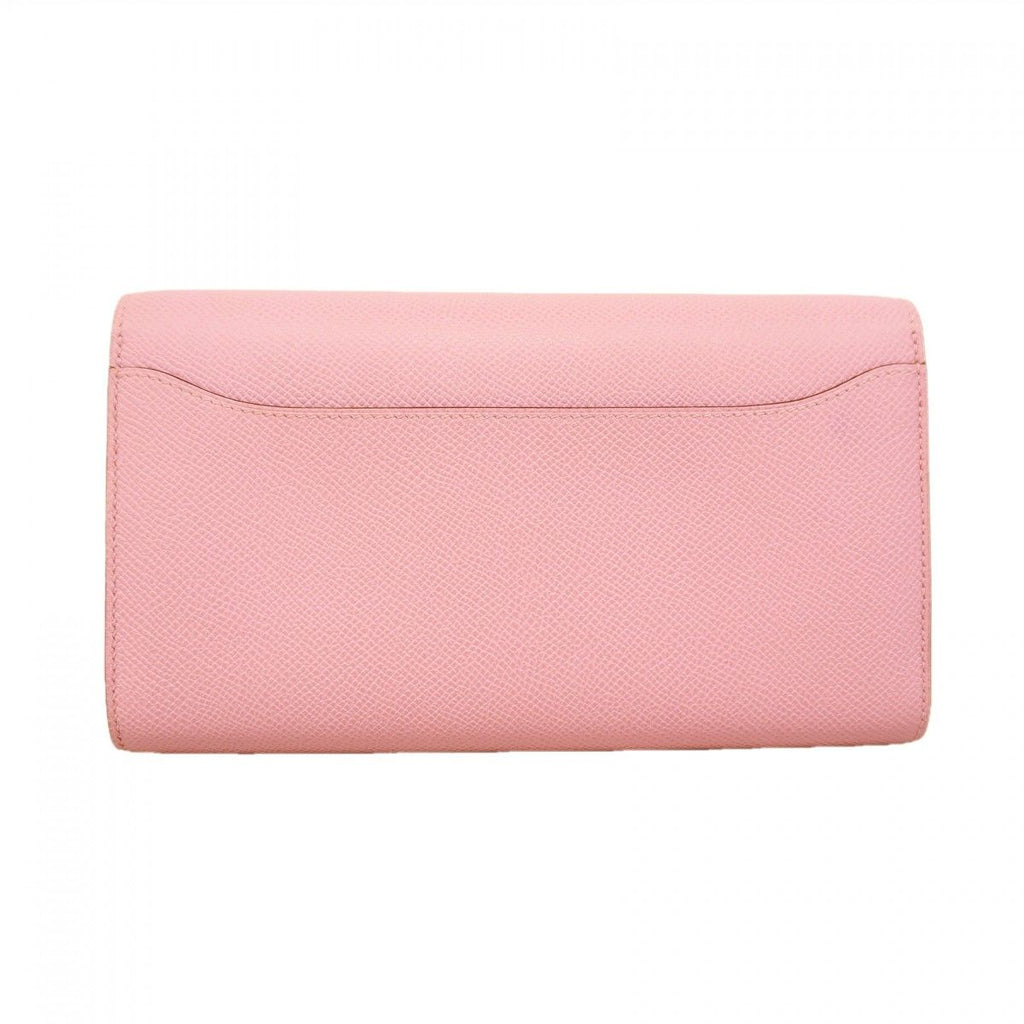Hermes Shoulder Wallet Constance to Go Veau Epsom Mauve Sylvestre Silver — view 8
