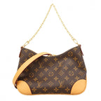 Louis Vuitton Handbag Monogram Boulogne PM Brown 2-Way