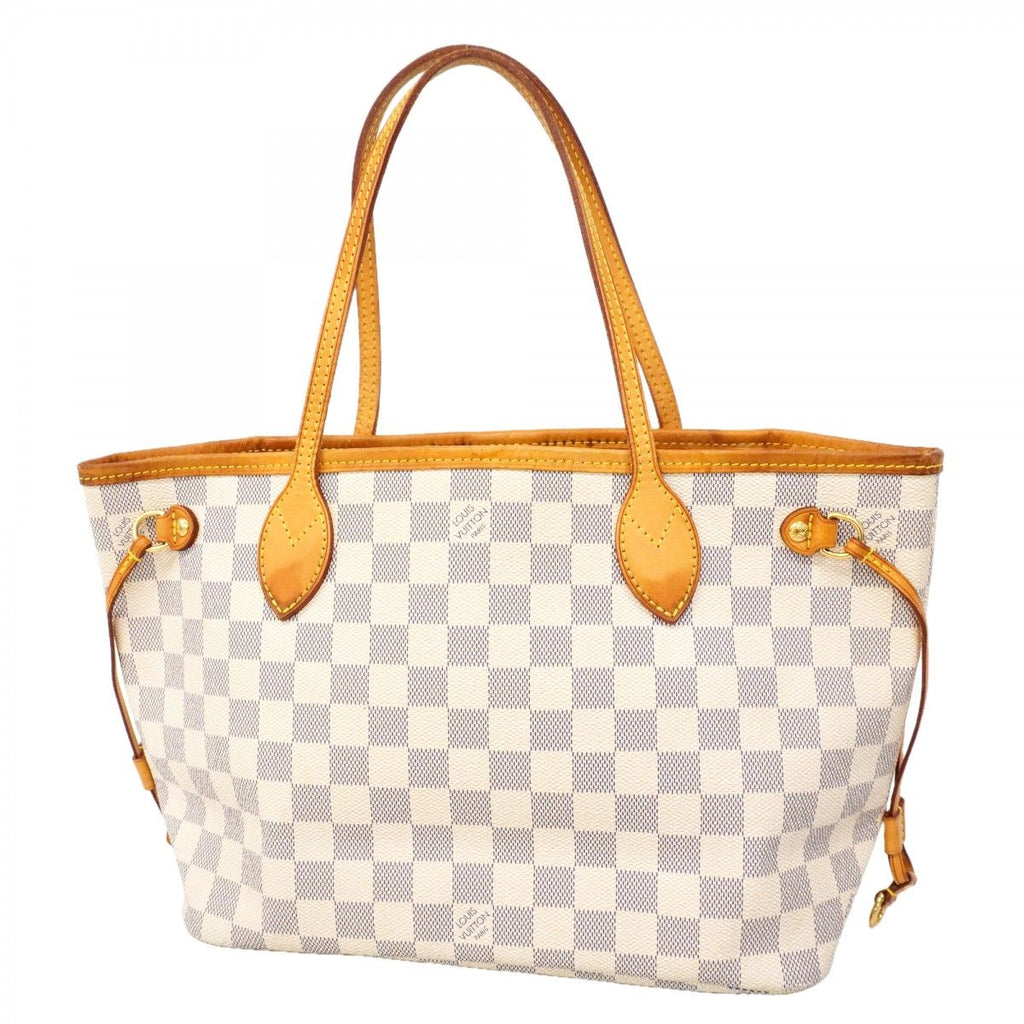 Louis Vuitton Tote Damier Azur Neverfull PM White
