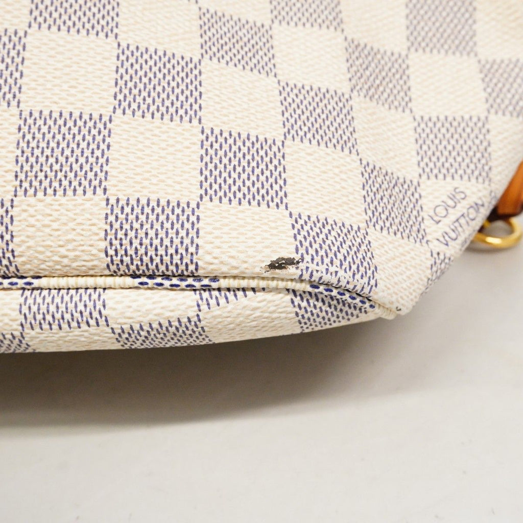 Louis Vuitton Tote Damier Azur Neverfull PM White — view 6