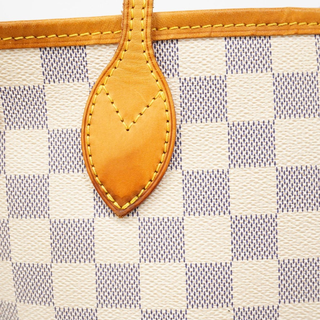 Louis Vuitton Tote Damier Azur Neverfull PM White — view 8